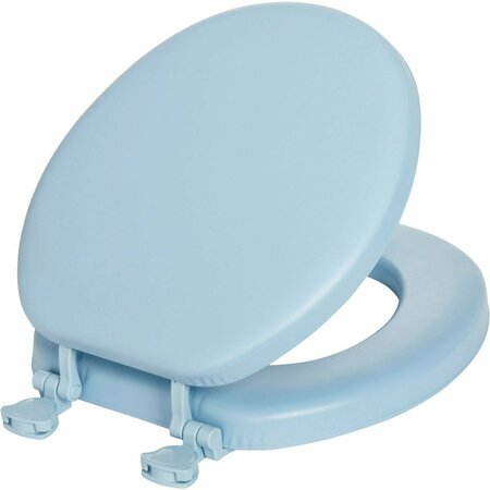 MAYFAIR by Bemis Round Closed Front Premium Soft Sky Blue Toilet Seat 15EC_034
